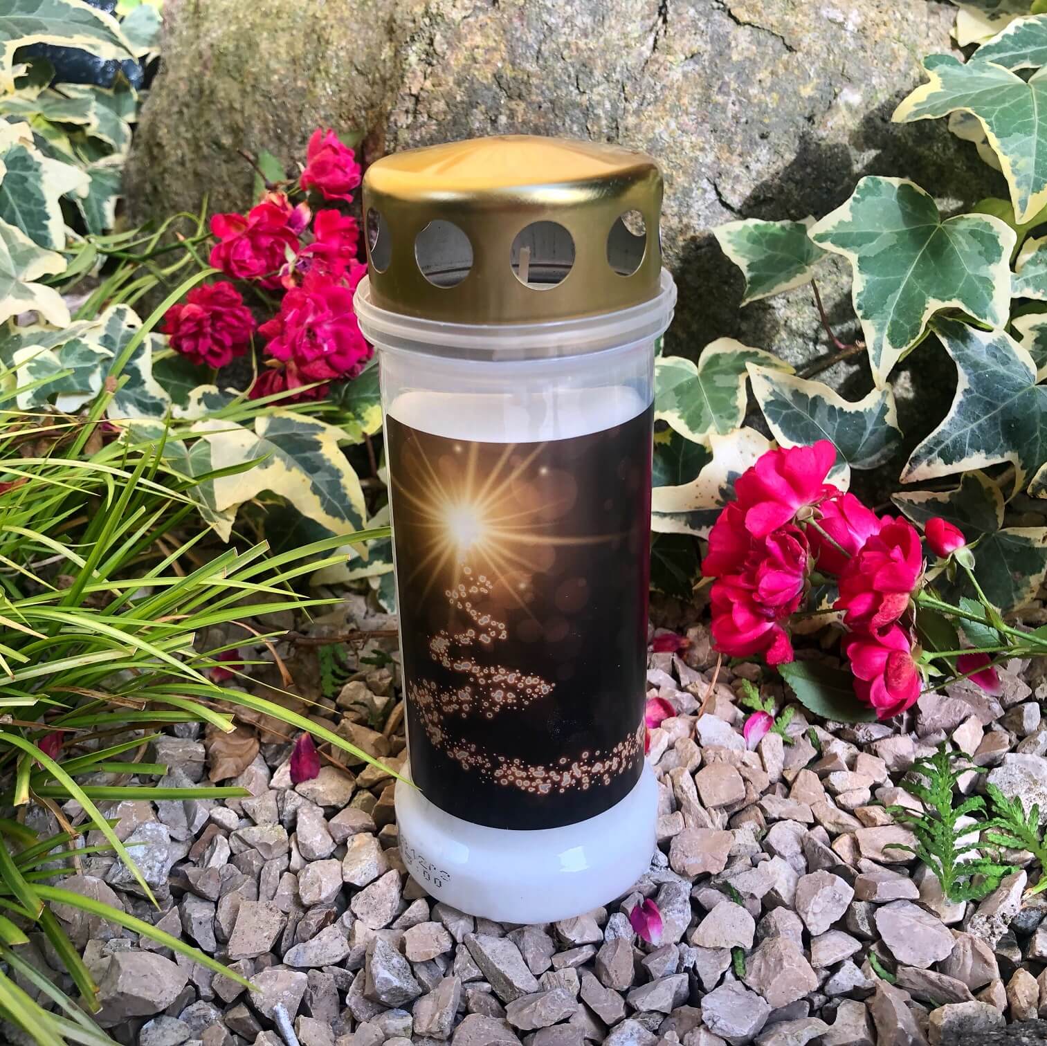 Grabkerze Grablicht Dauerbrenner Friedhofskerze Lichtschweif Grabkerze Grablicht Dauerbrenner Friedhofskerze Lichtschweif