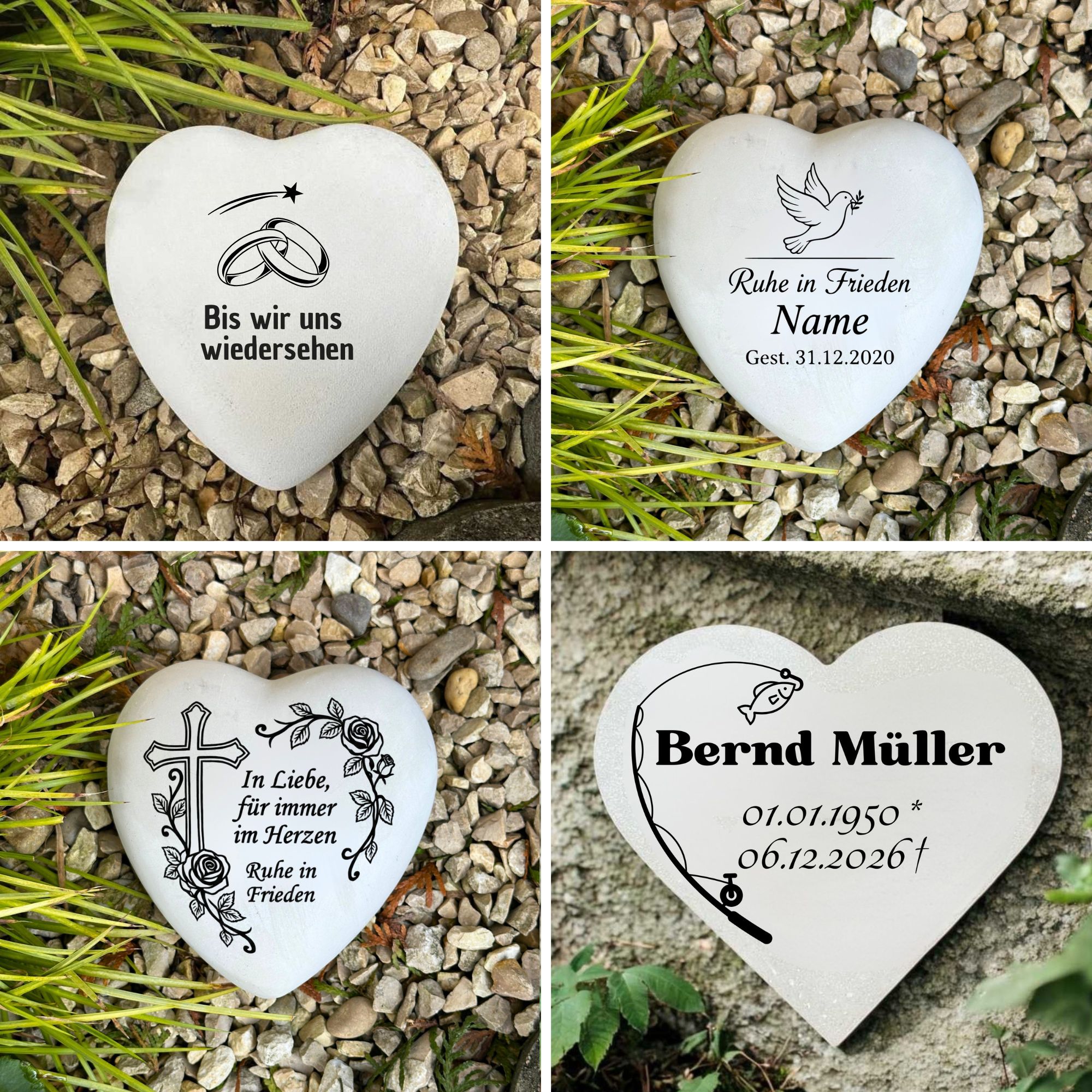Grabschmuck Unikat – Individuelles Design gemeinsam mit unserem Grafiker | personalisierte Gravur
